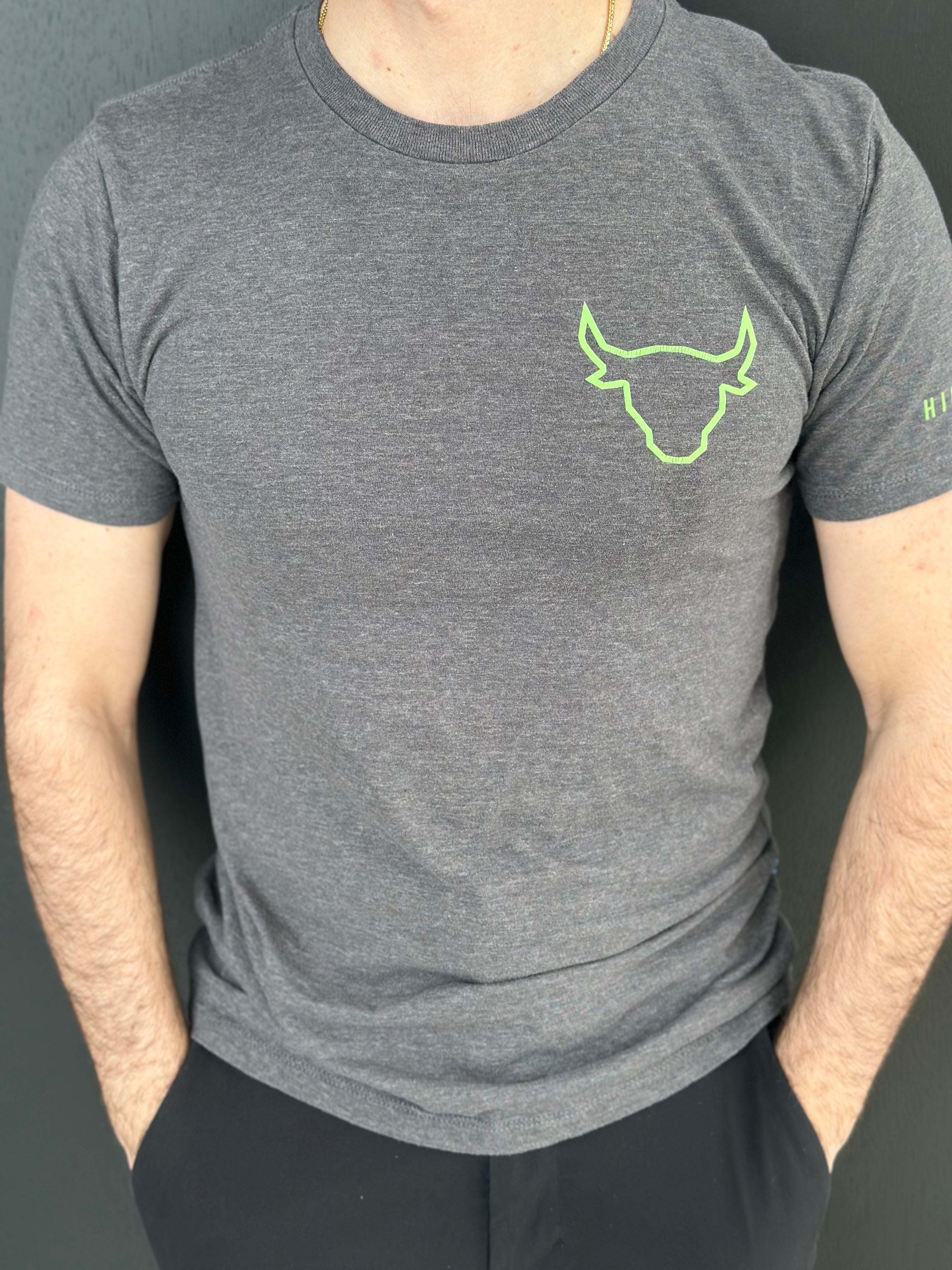Gray Bull Highstrike Logo Short Sleeve T-Shirt