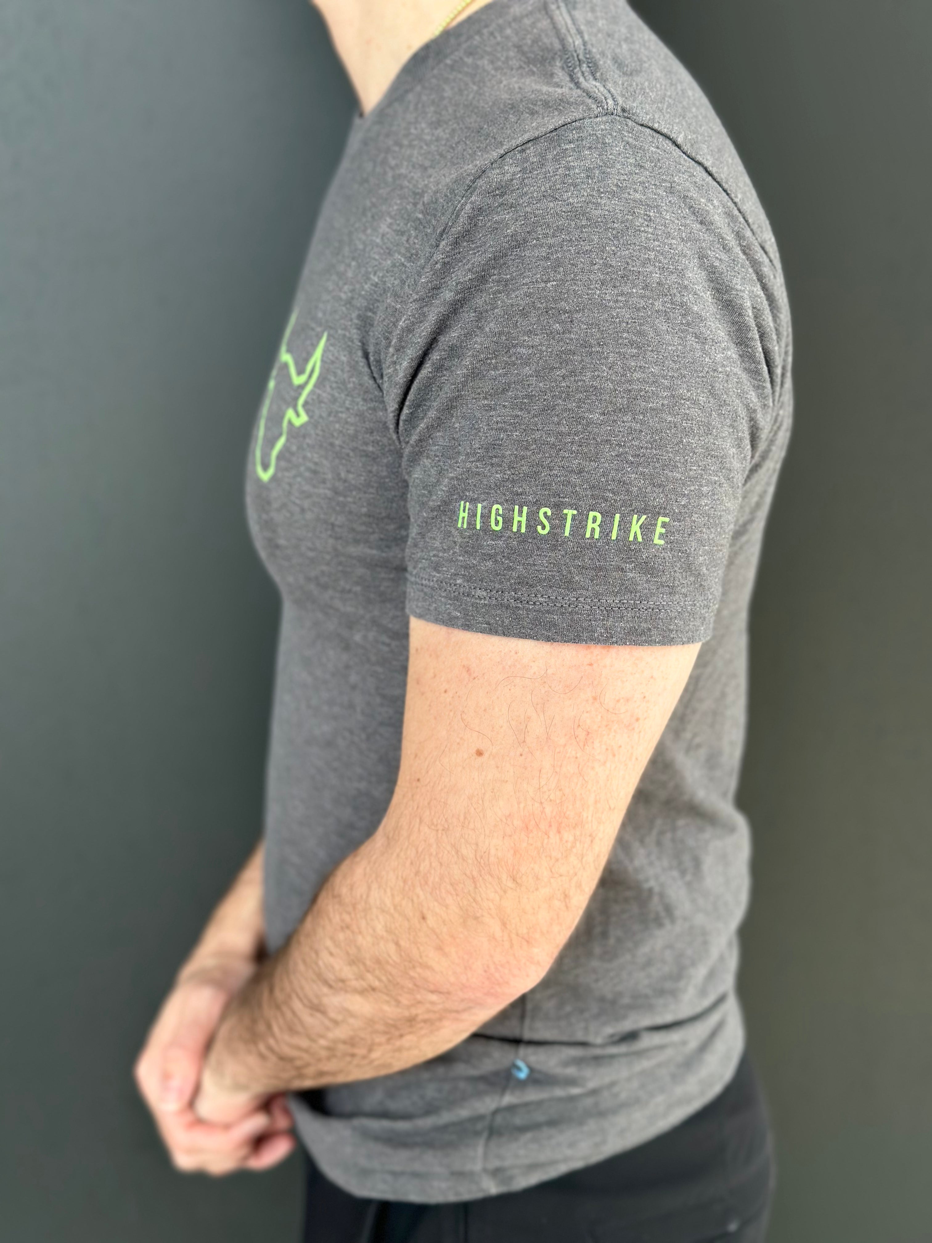Gray Bull Highstrike Logo Short Sleeve T-Shirt
